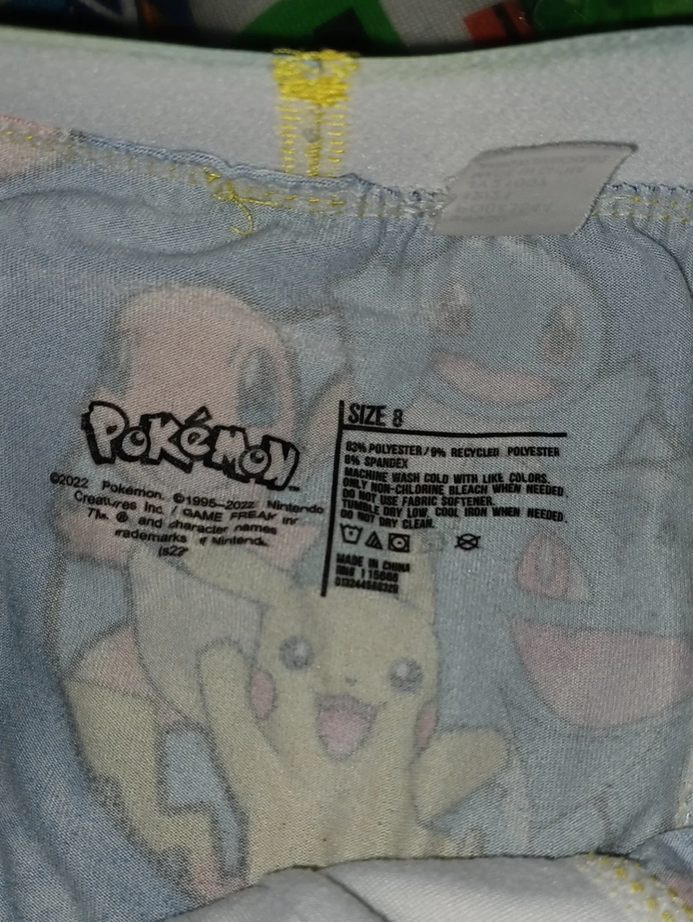 Bundle Of Pokemon Boxer Briefs Underwear For Boys - Size 8